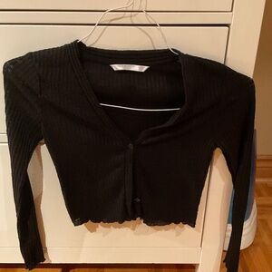 URBAN KIDS black cardigan sweater size M 7/8